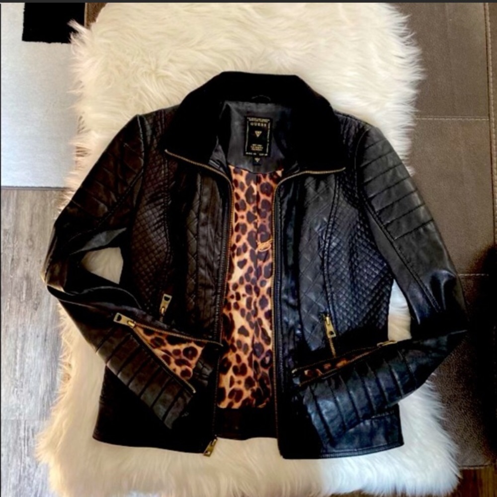 GUESS Moto Jacket NEW never worn